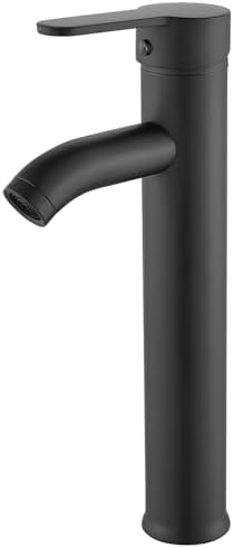 Single Handle Matte Black Bathroom Faucet
