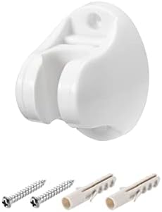 276x197 Shower Head Holder - 1Pack - WhiteNoAlias - Strong Fixed Nozzle Bracket WScrews Bolts