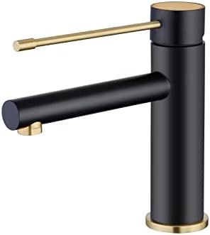 Stylish Black Gold Faucet Stainless Steel