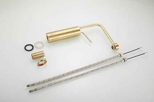Hiendure Gold-Brushed Faucet - Bathroom Sink Instantly Perfect