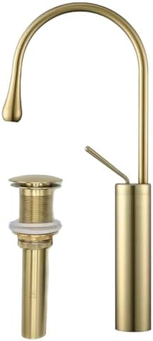Brilliance 3D Brushed Gold Bathroom Faucet