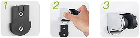 Adjustable Wall-Mounted Shower Head Holder for Bathroom Accessories