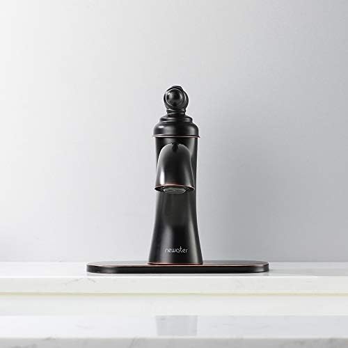 Newater Single-Handle Oil Rubbed Bronze Brass Bathroom Faucet