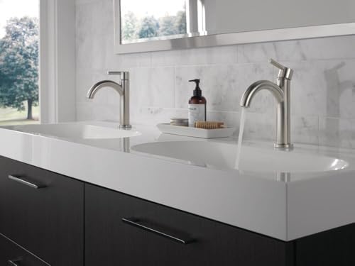 Delta Faucet Nicoli Single Hole Brushed Nickel Faucet