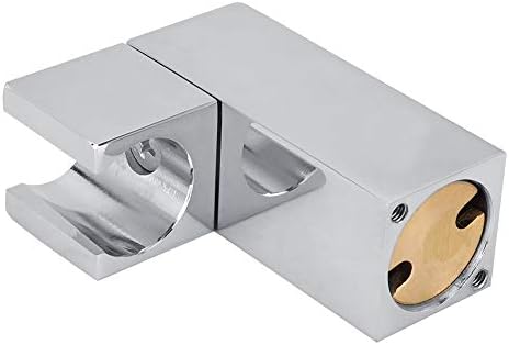 Restokii Home Copper Handheld Shower Holder Square Bracket 360-Degree Fixing