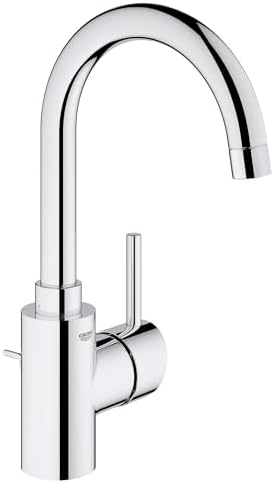 GROHE 32138002 Concetto Single Handle Chrome Bathroom Faucet