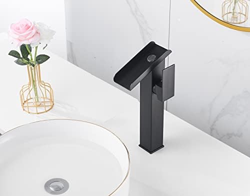Black Vessel Faucet - Led Color Changing by Temperature