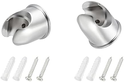 DTGN 2-Pack Silver Tone 173x185 Shower Head Holders