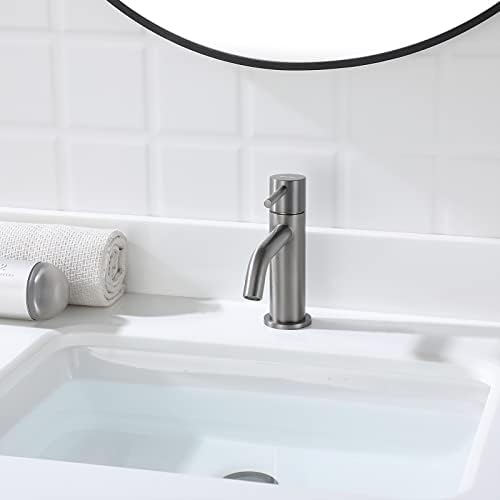 EZANDA Brass Single-Handle Bath Faucet