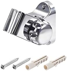 Sturdy Shower Head Holder - Silver Tone