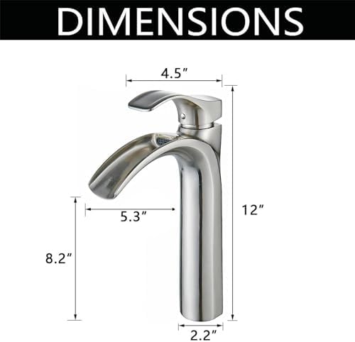 Modern Tall Widespread Faucet