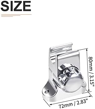 Sturdy Shower Head Holder - Silver Tone
