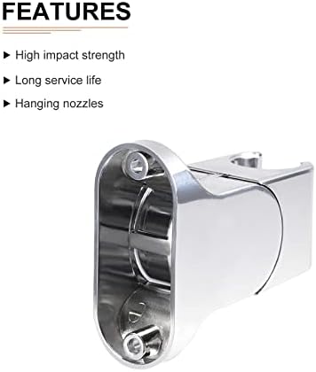 Sturdy Shower Head Holder - Silver Tone