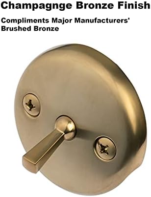 Champagne Bronze Trip Lever Tub Trim Kit Set