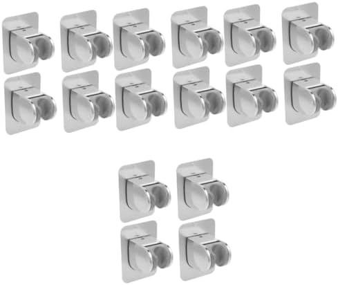 4 Piece Aluminum Shower Bracket Set Silver Space Design