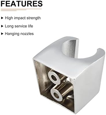 Silver Tone 122x13 Shower Head Holders for Bathroom Setup