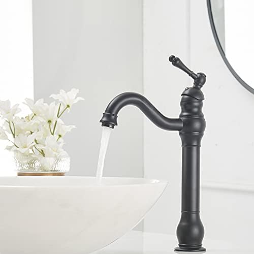 Black Vessel Faucet for Bathroom