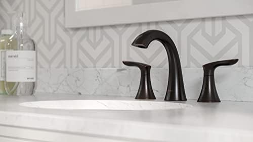 Pfister Weller 8-Inch Tuscan Bronze Bathroom Faucet Modern Durable Low-Maintenance