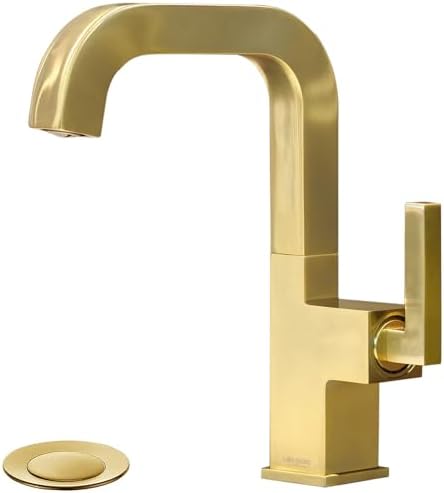 Lava Odoro Brushed Gold Bathroom Faucet