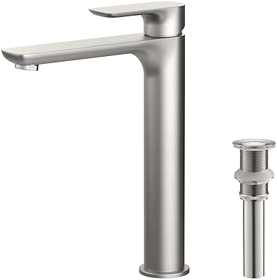Modern Solid Brass Bath Faucet with Swiss Aerator