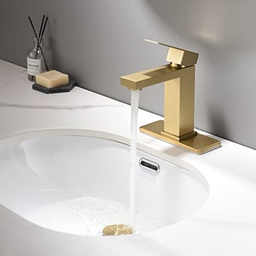 Brushed Gold Bathroom Faucet