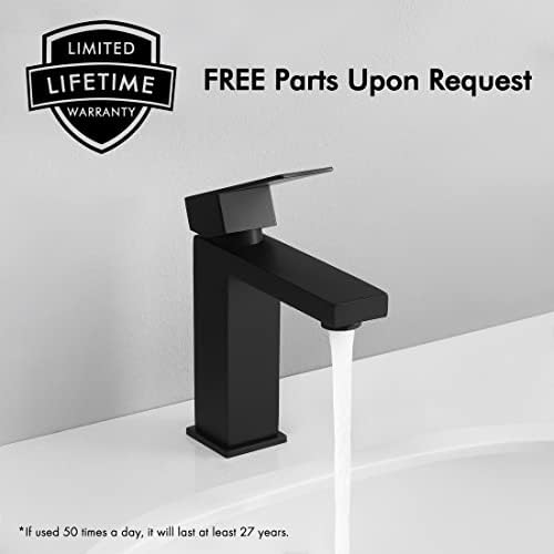 KES Black Bathroom Faucet