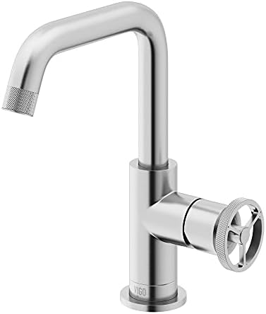 9 Single Handle Faucet Contemporary Style VIGO Cass Brushed NickelVG01047BN