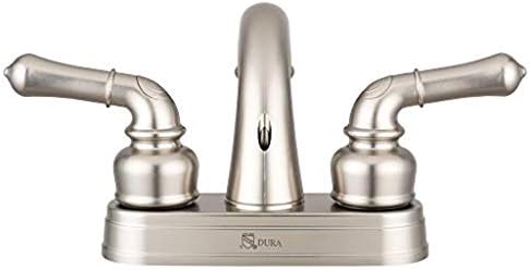 Dura Faucet DF-PL620C-SN RV - Smooth Turning 2-Lever Faucet