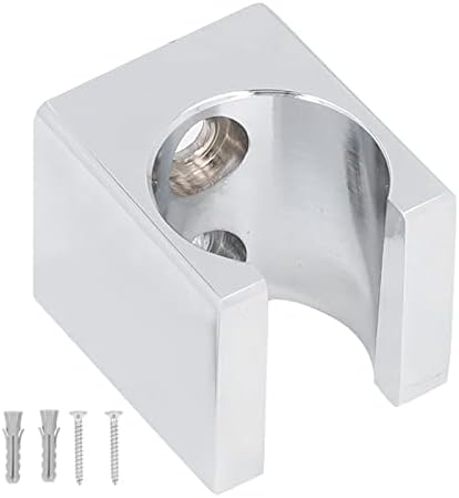 Tomotato Handheld Shower Head Holder Chrome Metal Wall Mount Bracket for Bathroom