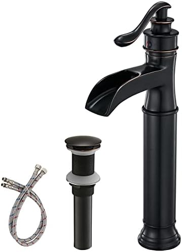 Homevacious ORB Waterfall Bathroom Vessel Sink Faucet Oil Rubbed Bronze