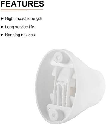 276x197 Shower Head Holder - 1Pack - WhiteNoAlias - Strong Fixed Nozzle Bracket WScrews Bolts
