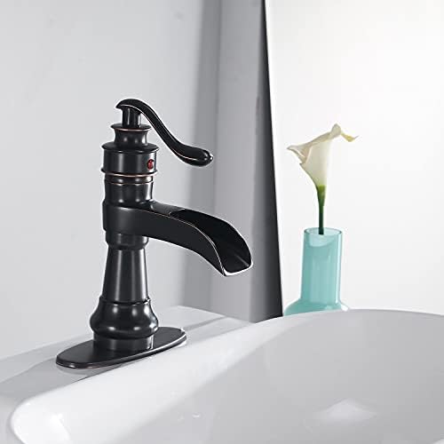 Durable Oil-Rubbed Bronze Faucet with Overflow