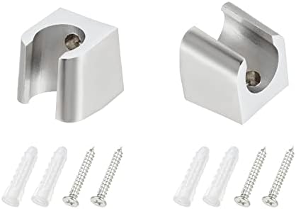 Silver Tone 122x13 Shower Head Holders for Bathroom Setup
