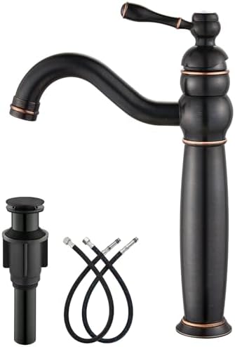 Sturdy Touch-Single Handle Wall-Mounted Bathroom Faucet with Pop-Up Drain