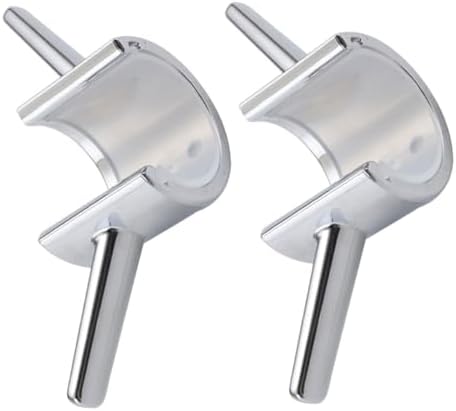2pc No Drill Shower Hooks for Towels Loofahs