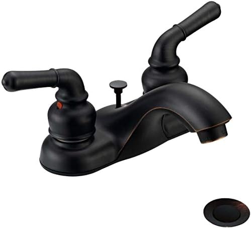 Designers Impressions 652369 Oil Rubbed Bronze Two-Handle Lavatory Faucet