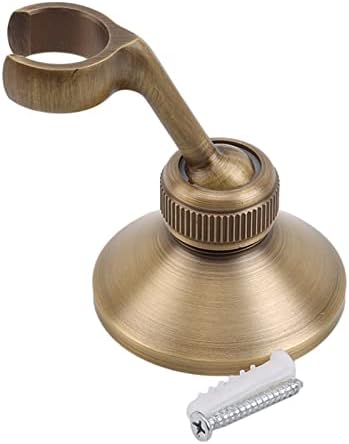 Retro Antique Brass Metal Bathroom Shower Holder