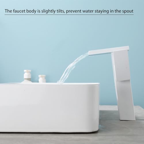 Vibrant LED Bathroom Faucet with Waterfall Design