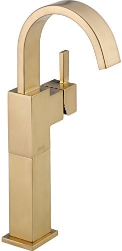 Delta Faucet Vero Vessel Sink Faucet Gold champagne bronze version