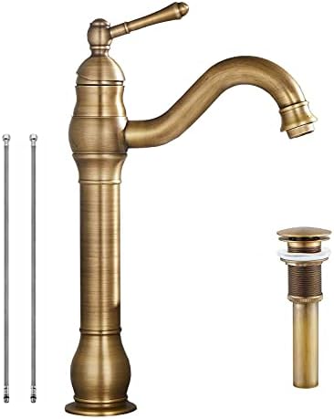 Antique Brass 360 Swivel Bowl Sink Faucet