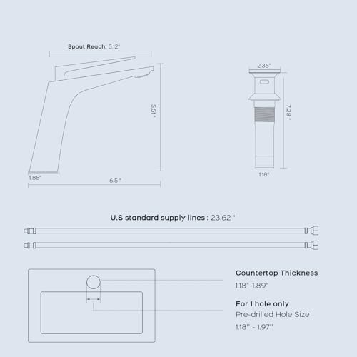 Luxury Brass Bathroom Faucet