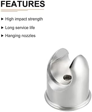 DTGN 2-Pack Silver Tone 173x185 Shower Head Holders