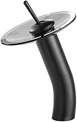 Stunning Black Faucet with Waterfall Flow