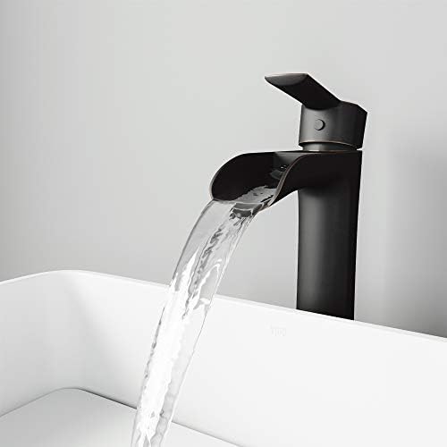 VIGO Niko 115 Single Handle Vessel Faucet in Antique Rubbed Bronze USA Made