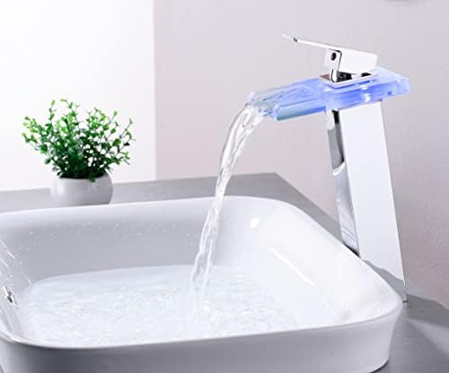 Bathroom Faucet with LED Color Change