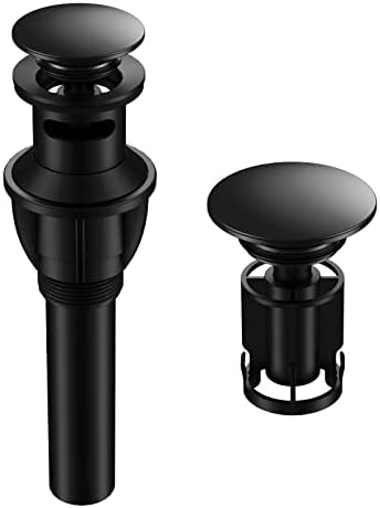 Matte Black Bath Sink Drains Durable Kitchen Bathroom Wells Prevents Quality Turns Quality