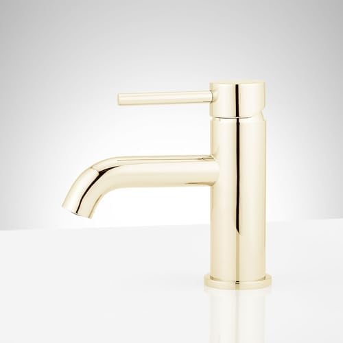 Signature Hardware 483874 Lexia Single Hole Bathroom Faucet gold