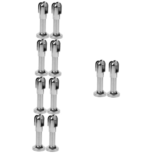 Bathroom Partition Support Kit 10-Piece Set