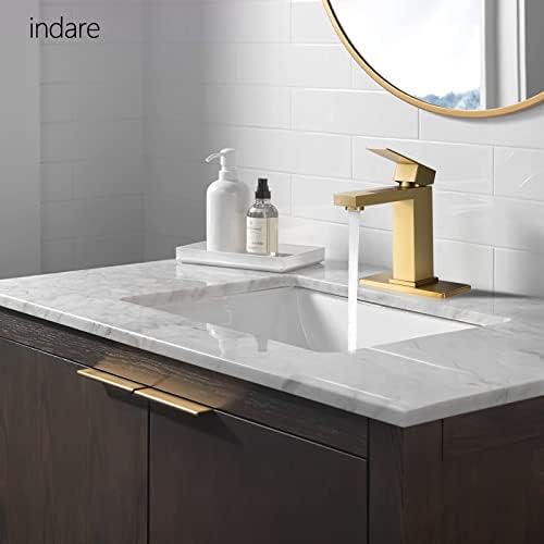 Brushed Gold Bathroom Faucet