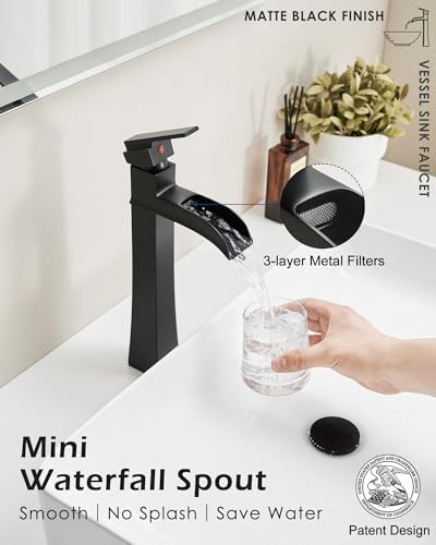 Elevate Your Bathroom Design with the Elegantly Tall Vessel Faucet
